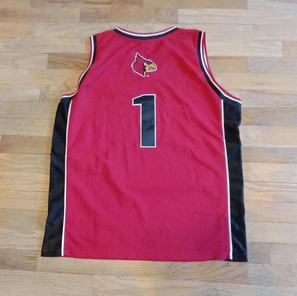Colosseum Athletics Stitched Louisville Basketball Jersey #1 - Picture 2 of 8
